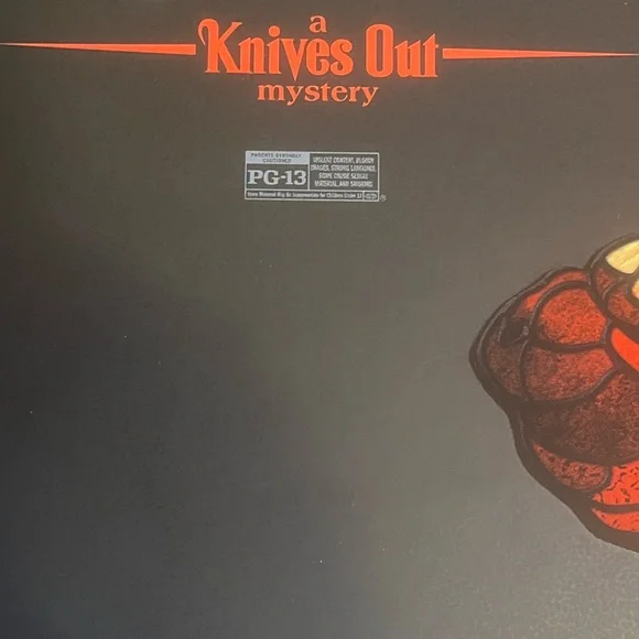 Wake Up Dead Man Limited Origin Movie Poster Knives Out Dragon 13 x 20 11/25 NEW - Picture 6 of 14